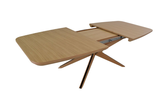 Stół rozkładany dębowy MIESZKO T78 110x200-300 cm