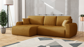 Narożnik z funkcją spania 250x142 cm L MOET mini
