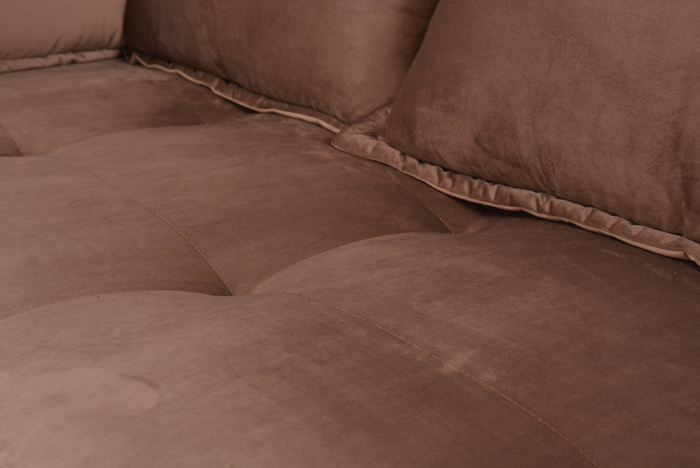 MORRIS 213x85 cm szezlong leżanka nowoczesny z marszczeniami