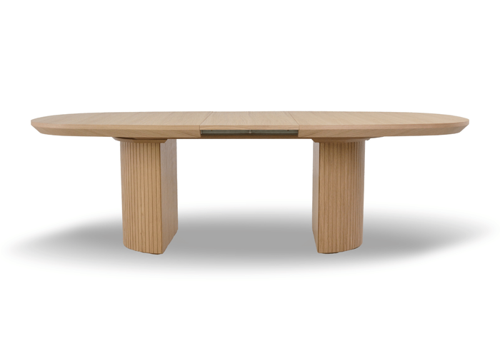 Stół rozkładany na ryflowanej nodze PAWEŁ T72 110x200-300 cm