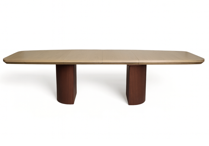 Stół rozkładany na ryflowanych nogach PIOTR T71 110x200-300 cm