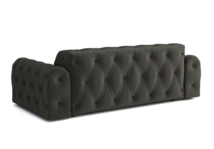 Sofa 4-osobowa z eleganckimi pikowaniami CANDY 255x107 cm