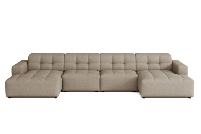 Duży modułowy narożnik Bergo U 364x166 cm