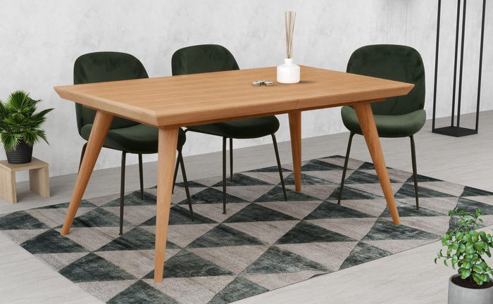 Stół Janek prostokątny rozkładany 100 cm x 160 - 260 cm T64 