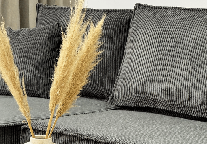 Narożnik uniwersalny z funkcją spania DENIS 244x142 cm