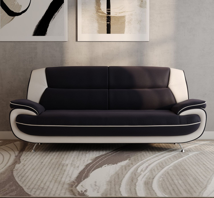  Nowoczesna tapicerowana sofa 3-osobowa do salonu ONYX
