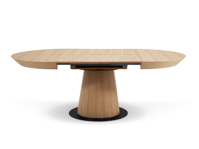 Stół Teodor nowoczesny, okrągły, rozkładany 130 cm - 230 cm T73