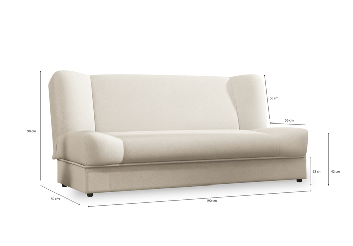 Wersalka z funkcją spania FINKA 190x80 cm