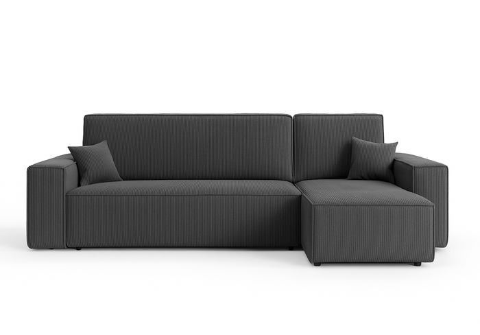 Narożnik uniwersalny z funkcją spania DENIS 244x142 cm