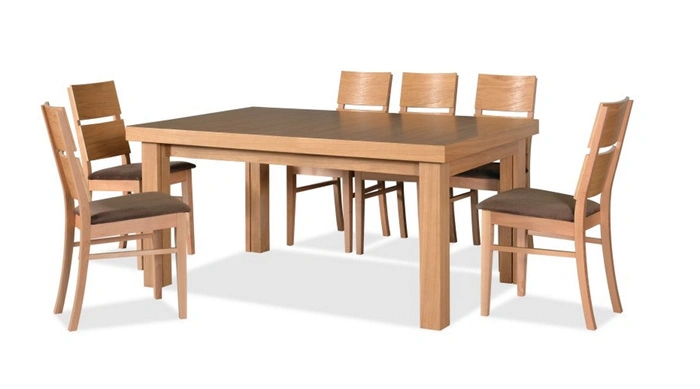 Stół Roman duży, prostokątny, rozkładany  100 cm x 160 - 410 cm T52