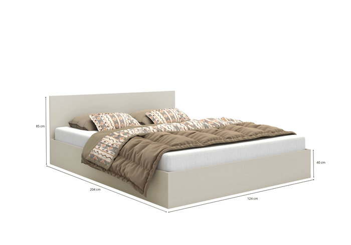 Łóżko drewniane kaszmir z materacem ATENA 120x200cm 