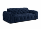 Sofa 4-osobowa z eleganckimi pikowaniami CANDY 255x107 cm