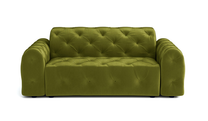 Stylowa sofa 2 osobowa z eleganckimi pikowaniami Candy190x94 cm 