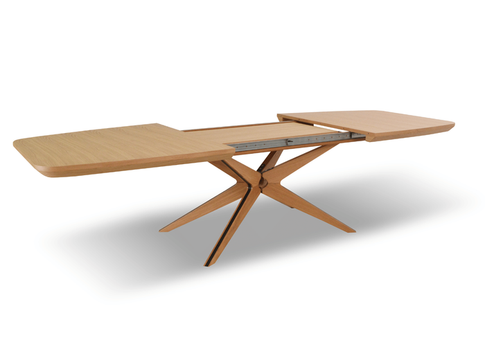 Stół rozkładany dębowy MIESZKO T78 110x200-300 cm