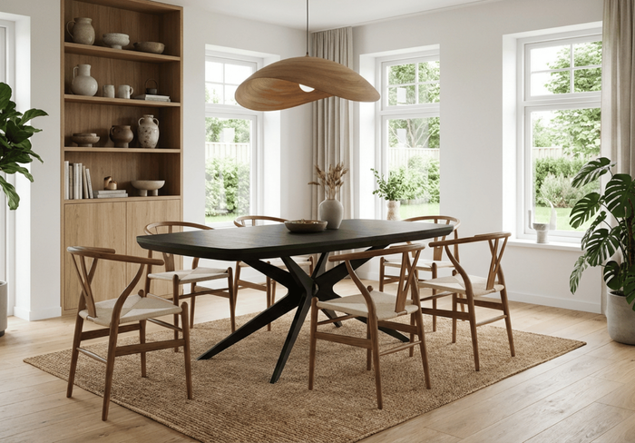 Stół rozkładany dębowy MIESZKO T78 110x200-300 cm