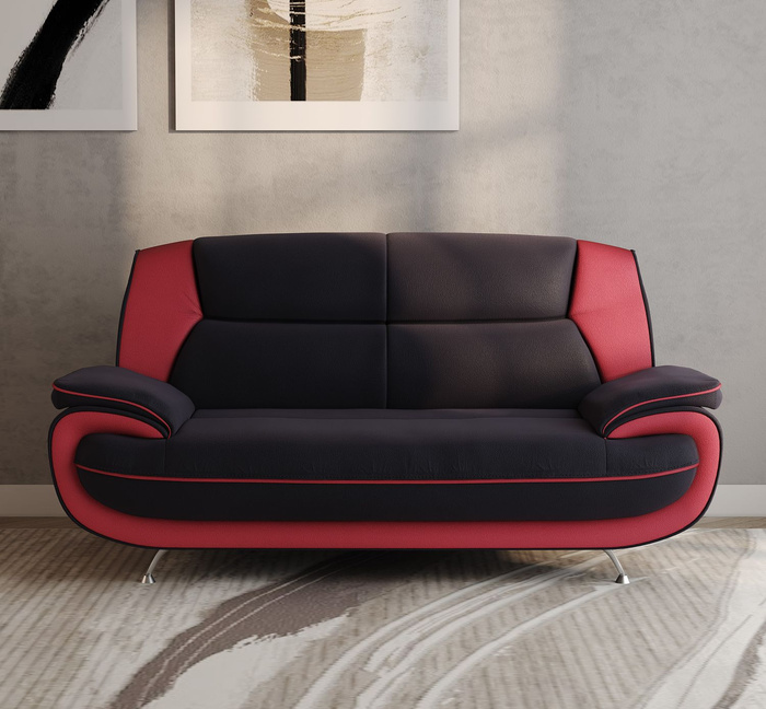  Nowoczesna tapicerowana sofa 2-osobowa do salonu ONYX