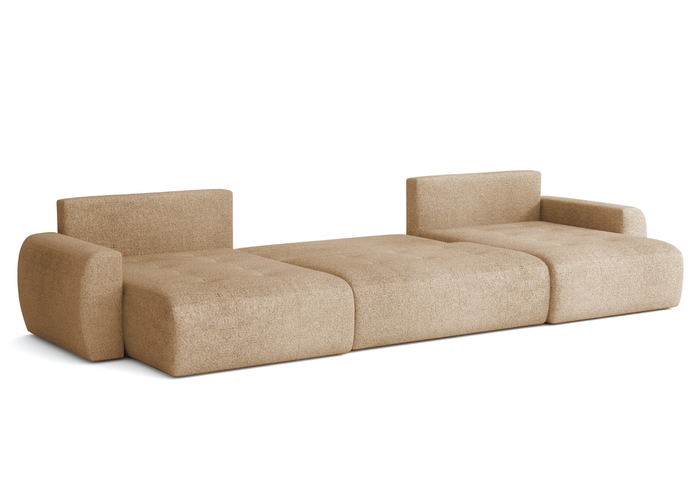 Narożnik z funkcją spania U MOET 342x142 cm