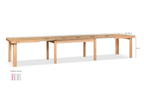 Stół Roman duży, prostokątny, rozkładany 90 cm x 260 - 560 cm T52