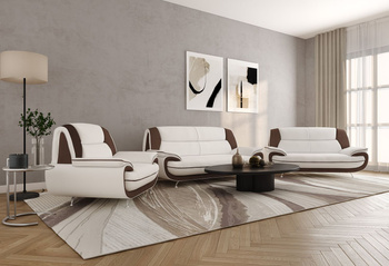 Zestaw wypoczynkowy Onyx 3-2-1 – nowoczesny komplet do stylowego salonu