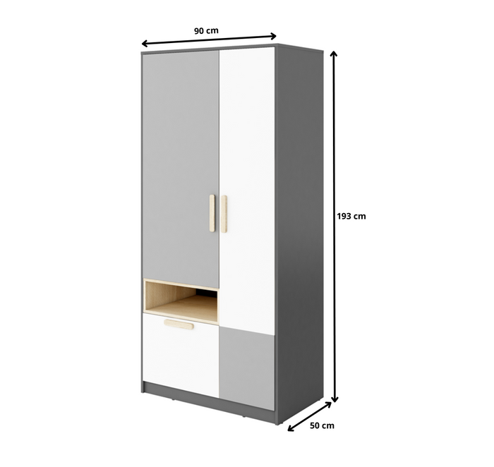 Szafa Persefona 90x193x50 cm