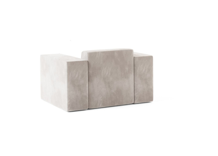 Nowoczesny fotel z kolekcji modułowej do salonu Gaba 90x95 cm