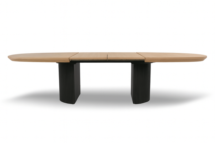 Stół rozkładany na ryflowanej nodze PAWEŁ T72 110x200-300 cm