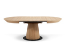 Stół Teodor nowoczesny, okrągły, rozkładany 130 cm - 230 cm T73