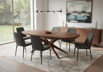 Stół owalny dębowy rozkładany GNIEWKO T79 110x200-300 cm