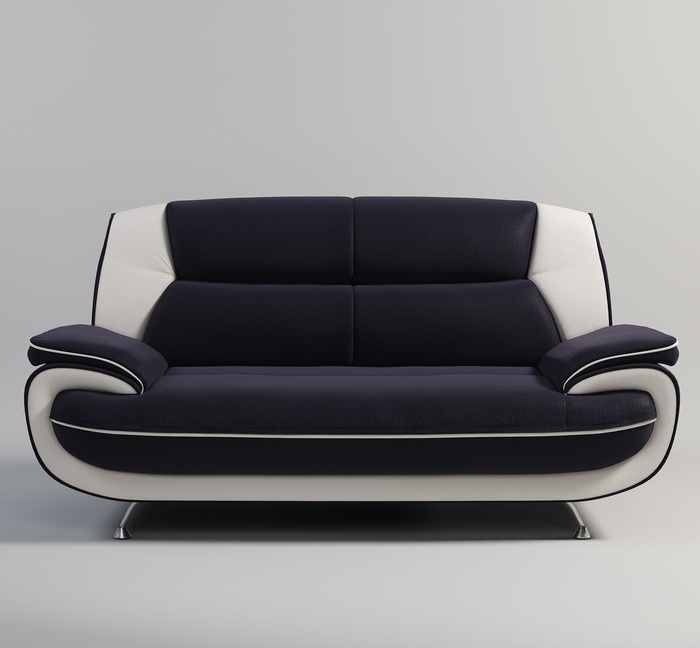  Nowoczesna tapicerowana sofa 2-osobowa do salonu ONYX