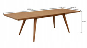 Stół Janek prostokątny rozkładany 100 cm x 160 - 260 cm T64 