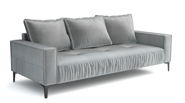 SOFA Z MARSZCZENIAMI MORRIS 216x98 cm