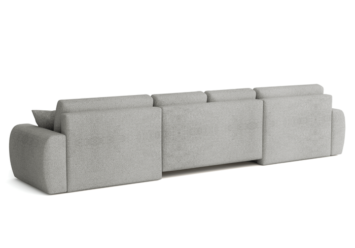 Narożnik z funkcją spania U MOET 342x142 cm