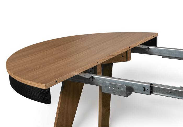 Stół okrągły, rozkładany PATRYK T70 100-200 cm