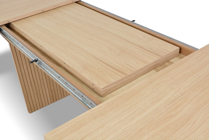 Stół Piotr rozkładany na ryflowanych nogach 110 cm x 200 - 300 cm T71