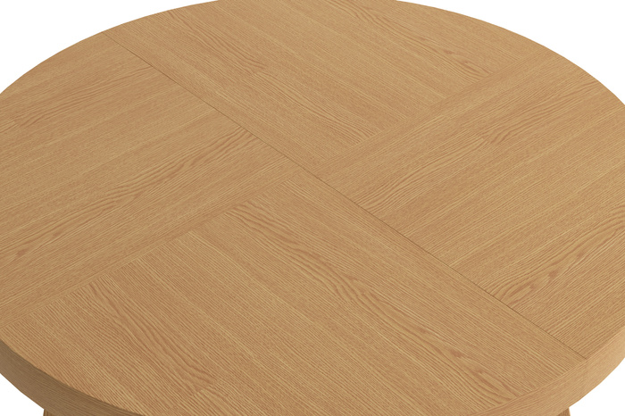 Stół okrągły rozkładany 130 - 230 cm T40