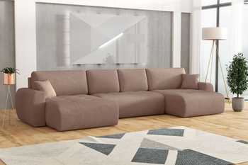 Narożnik z funkcją spania U MOET 342x142 cm
