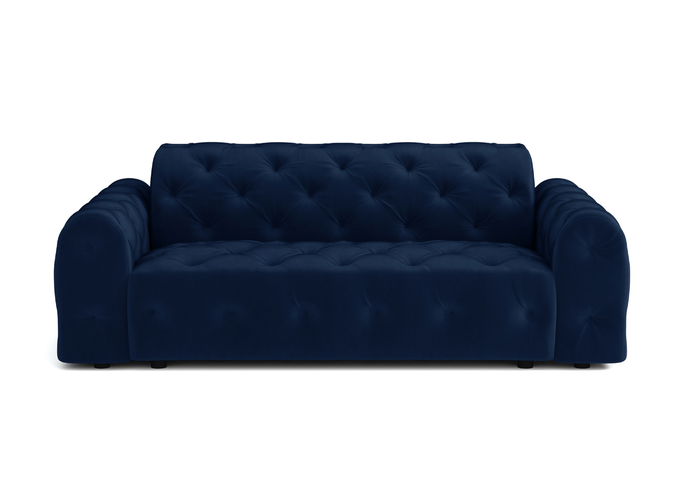 Sofa 4-osobowa z eleganckimi pikowaniami CANDY 255x107 cm