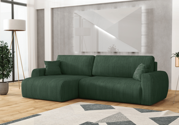 Narożnik lewostronny z funkcją spania DORATO L 250x142 cm