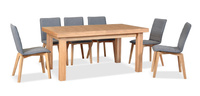 Duży stół prostokątny rozkładany 100 cm x 200 - 450 cm T52