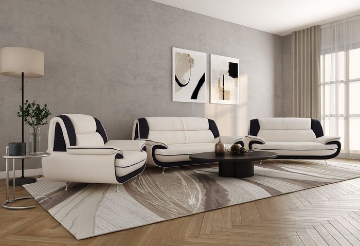  Nowoczesna tapicerowana sofa 3-osobowa do salonu ONYX