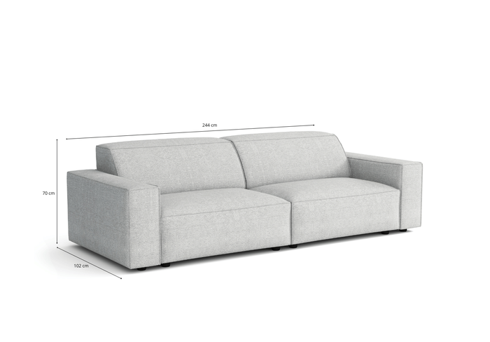 Sofa 4-osobowa LUCAS 244x102 cm