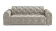Stylowa sofa 4 osobowa z eleganckimi pikowaniami Candy 255x94 cm