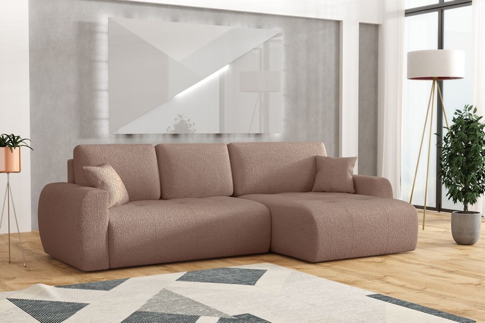 Narożnik z funkcją spania 250x142 cm L MOET mini