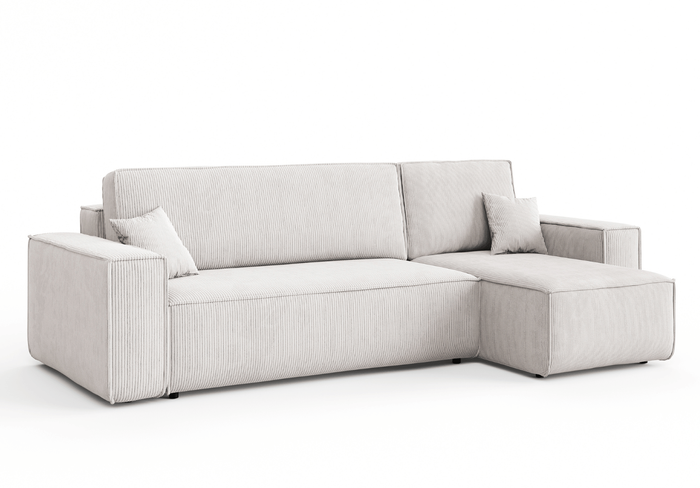 Narożnik uniwersalny z funkcją spania DENIS 244x142 cm