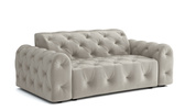 Stylowa sofa 2 osobowa z eleganckimi pikowaniami Candy190x94 cm