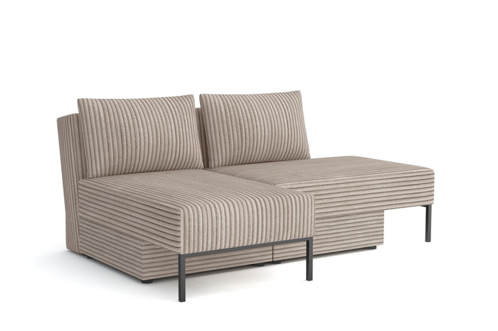 Wielofunkcyjna sofa narożna z funkcją spania TOMI 165x205 cm
