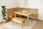 Drewniany stół kuchenny BONN 75 x 120 - 160  cm