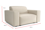 Fotel Lucas 124x102 cm