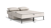 Wielofunkcyjna sofa narożna z funkcją spania Tomi 240x160 cm