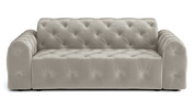 Stylowa sofa 3 osobowa z eleganckimi pikowaniami Candy 230x94 cm